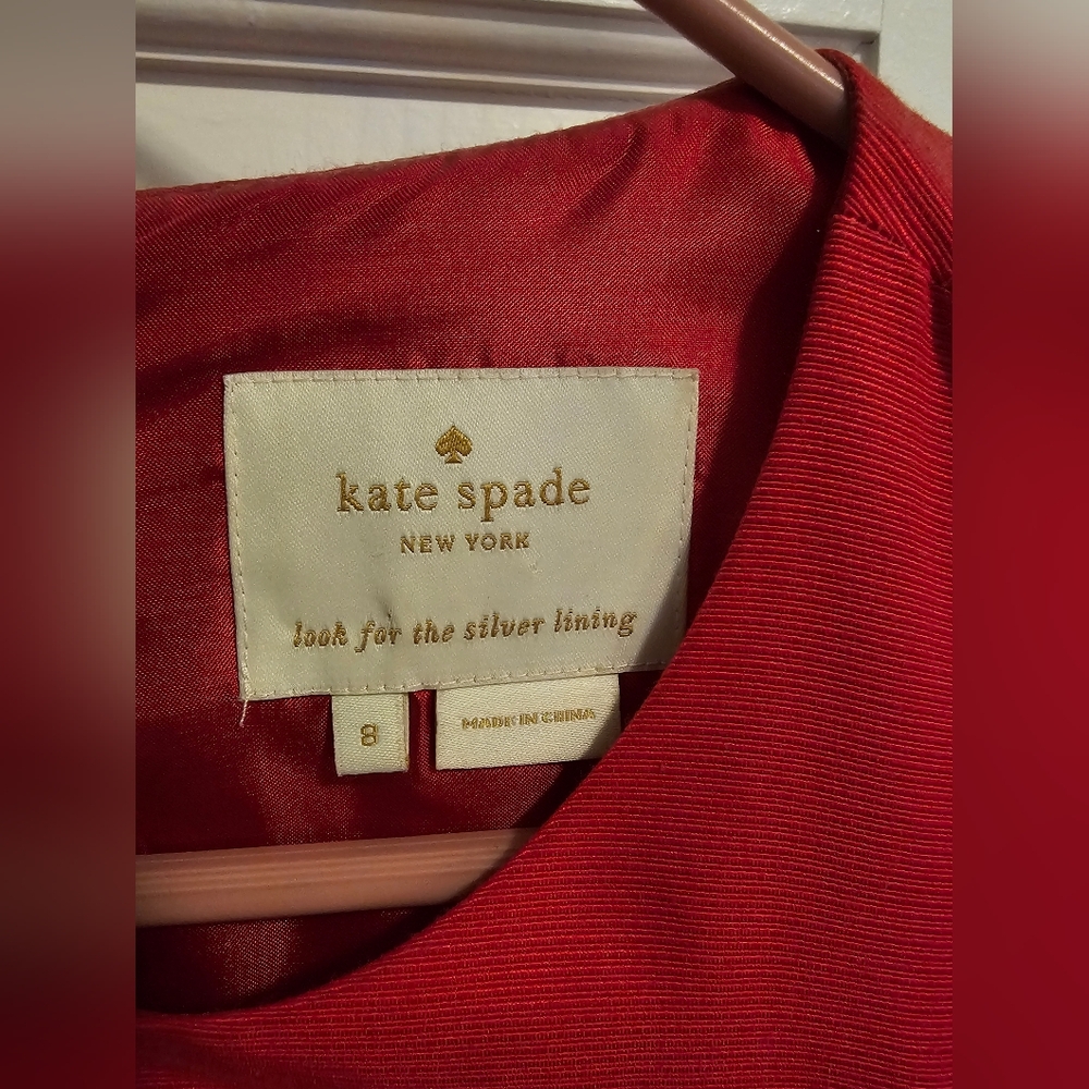 Kate Spade Red Cocktail Dress - Picture 2 of 7